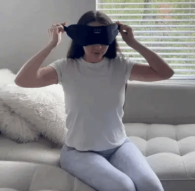 Antifaz para dormir con auriculares Bluetooth — Relájate, duerme y despierta renovado