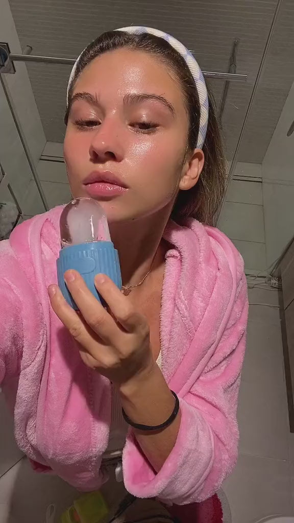 Ice Face — Molde de Silicona para Hielo Facial ❄️✨