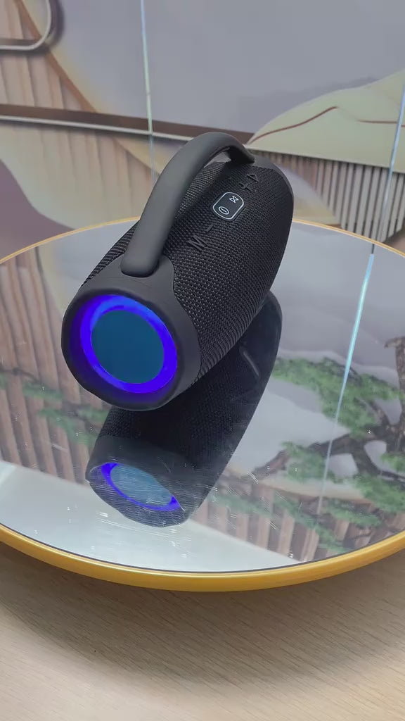 🔊 Parlante Boom Box 3 LED – Que el Ritmo se Vea y se Sienta